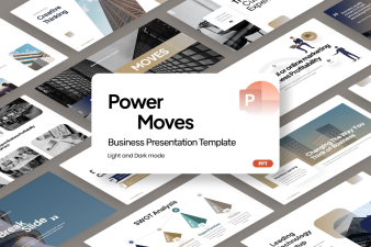 Power Moves Business PowerPoint Template